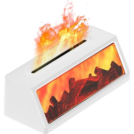 Diffuseur d'Huiles Essentielles Diffuseurs de Parfum Rétro - Design Poêle à Charbon Brume Humidificateur avec Lumière Pour Bureau Étagère Armoire Bibliothèque Support TV Chambre (1/5)