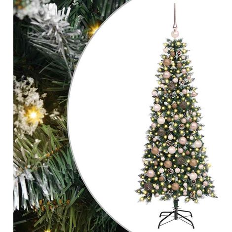 Künstlicher Weihnachtsbaum Grün 180 cm PVC, Plastik und Stahl vidaXL (1/5)