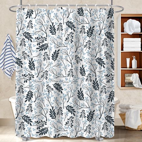 Rideau de douche 180x180 cocooning bâche polyester douche pour cabine de douche (1/5)