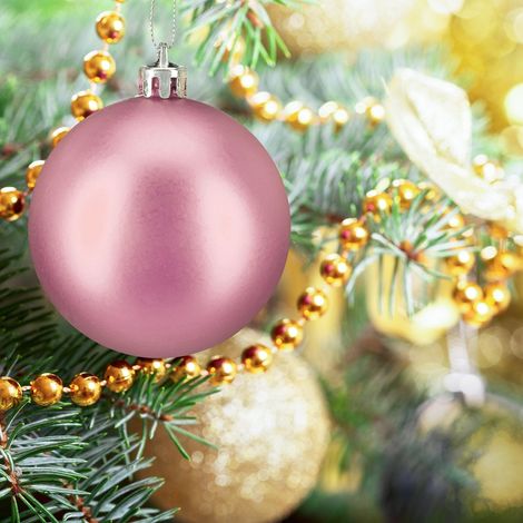 Christbaumkugeln set 100 glanzende ornamente