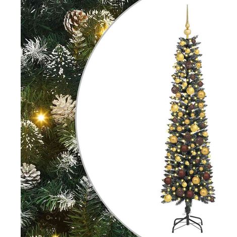 Árbol de Navidad artificial Verde 180 cm PVC, Plástico y Acero vidaXL (1/5)