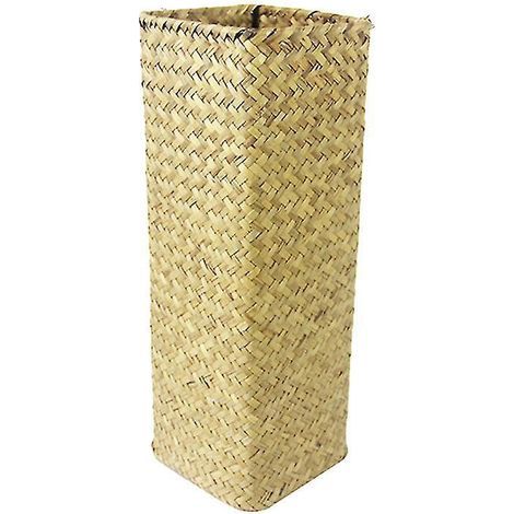 Conteneur de rangement en jonc de mer pour la décoration (1/3)