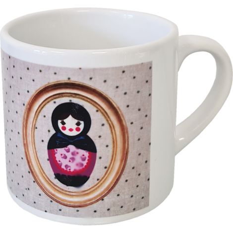 Tasse expresso en céramique Poupée russe (1/2)