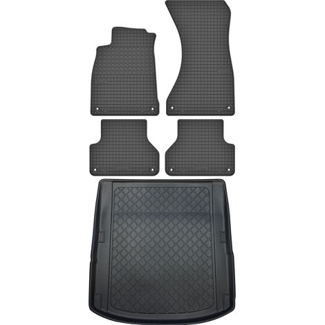 Audi A4 B9 Limousine ab 11/2015 SET - Gummifußmatten + Kofferraummatte (1/5)