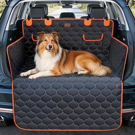 Kofferraumschutz für Hunde, universelle Autoabdeckung für Hunde mit Seitenschutz, wasserdicht, kratzfest, leicht zu reinigen (1/5)