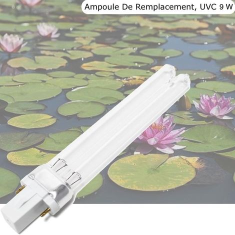 Ampoule Stérilisateur - Clarificateur UV 9W, Pour Aquarium, Bassin De Jardin (1/5)