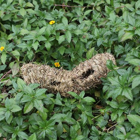 Handmade straw craft pet supplies, hamster and guinea pig tunnels, straw nests, garden decorations (1/5)