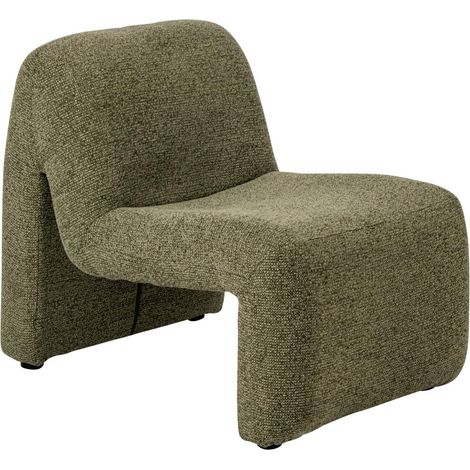 Fauteuil Design Organique "Margo" 87cm Vert (1/5)