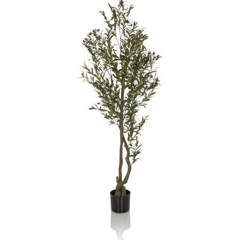 Kunstpflanze / Kunstbaum OLIVE I 172 cm grün hjh OFFICE (1/5)