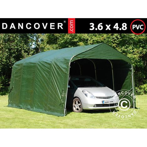 Portable Garage PRO 3.6x4.8x2.68 m, PVC, Green - Dancover
