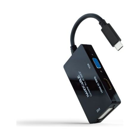 Convertisseur usb-c AA Vga/dvi/hdmi All Nanocable 10.16.4301-all