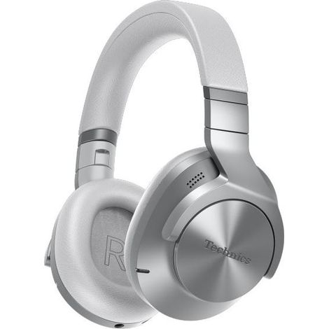 Technics EAH-A800 Kopfhörer Verkabelt & Kabellos Kopfband Anrufe/Musik USB Typ-C Bluetooth Silber (1/4)