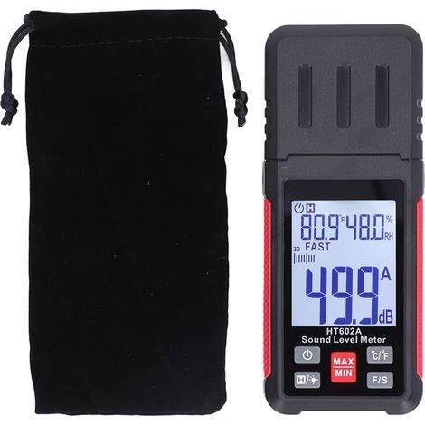 Digital Sound Level Meter Capacitive Microphone 30-130dBA Audio Decibel Meter for Detection
