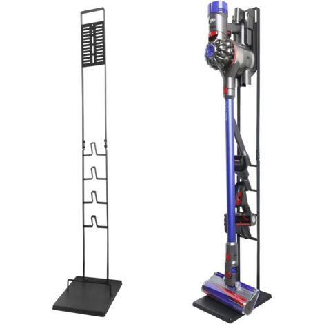 Support de rangement stable en métal pour aspirateur sans fil Dyson V6 V7 V8 V10 V11 DC58 DC59 DC62 DC74 - Pas de perçage dans le mur (noir), 11 (1/5)
