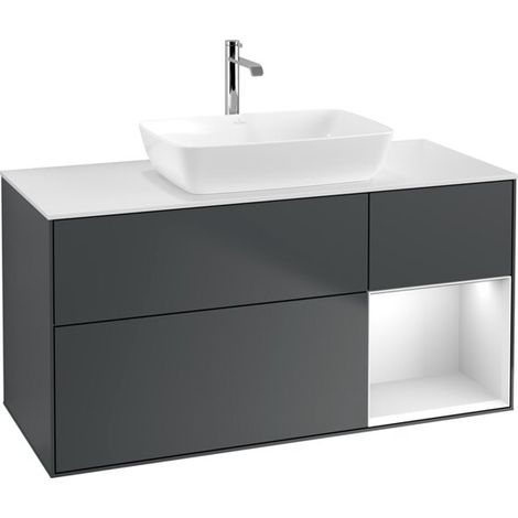 Villeroy & Boch F831MTHG Meuble sous-lavabo Finion F83 (1/2)
