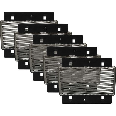 vhbw 5x Scherblatt Ersatz für Braun 3000 Interface für Rasierer Silber Grau