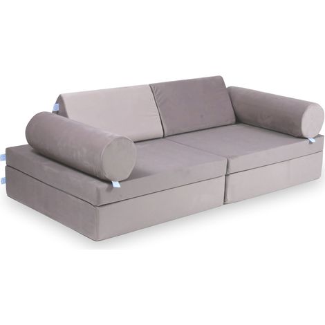 Canapé de jeu Montessori Comfort Velvet Lila (1/5)