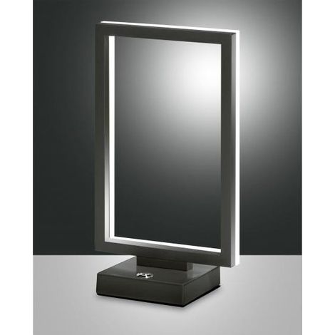 Lampe De Table Led Bard 15W Anthracite 3394-30-282 Fabas Luce (1/2)