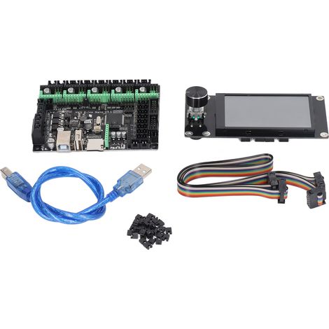 3D-Drucker-Motherboard mit TVS-Schutz, Unterstützung für virtuelle USB-Geräte, MKS-Controller-Board + MKS TS35-Bildschirm (1/5)