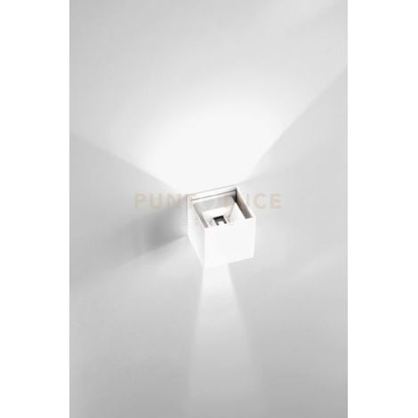 APPLIQUE DA ESTERNO A LED CUBE BIANCO 3000K 720LM 10W 10X10X10CM IP65