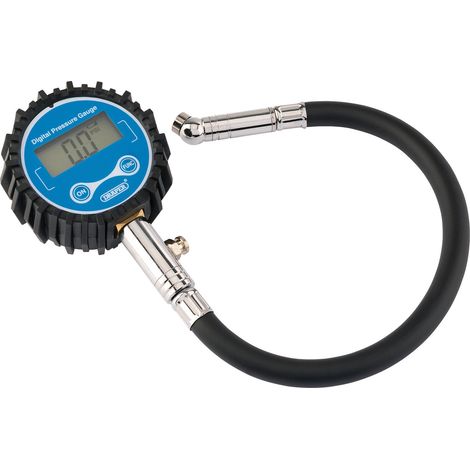 Digital Tyre Pressure Gauge with 300mm Flexible Hose – Accurate Digital Readout, Durable Design, Model 91362 (1/5)
