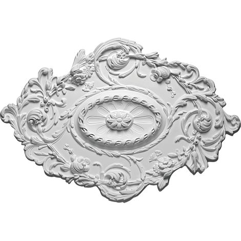 Rosace plafond 53,2 x 76,7 cm R029 - Polyuréthane