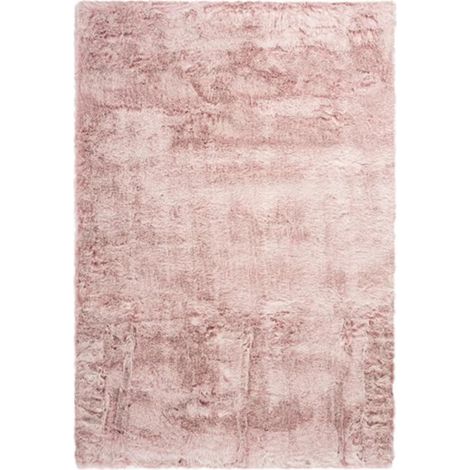 Tapis Imitation Fourrure à Poils Longs "Tender" Rose 160 x 230 cm (1/4)