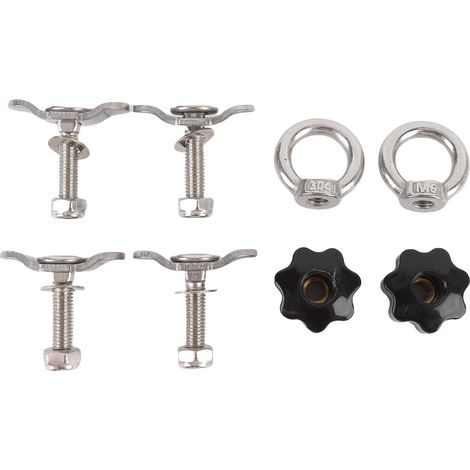 Kit d'écrous filetés à Double cosse en L, raccord en acier inoxydable pour camion, lit, pick-up, camping-car, ATV, M8x40mm (1/5)