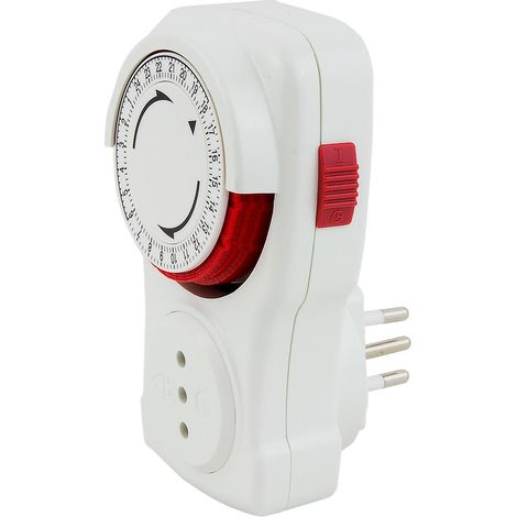 Programmateur prise poly pool PP1407 blanc 250 volts 10 ampères
