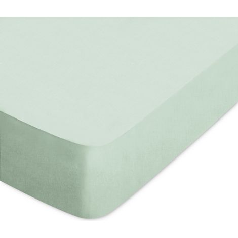 Drap housse uni coton ALTO Bonnet de 30 cm 70x190 cm (1/5)