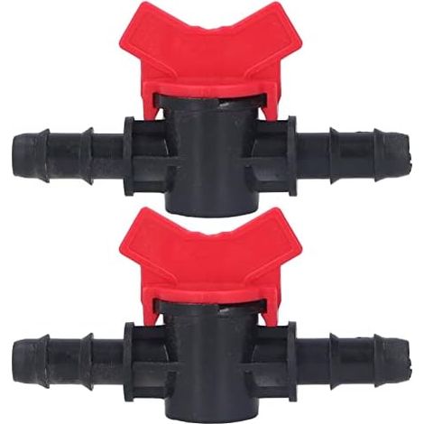 Vanne à Boisseau Sphérique Barbelée 12mm Régulateur de Débit 2 Pièces pour Plomberie avec Installation Rapide Durable (1/5)