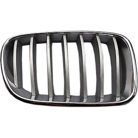 Grille de calandre avant droite contour chromé/lames gris titanium BMW X3 2 F25 phase 1 2010-2014
