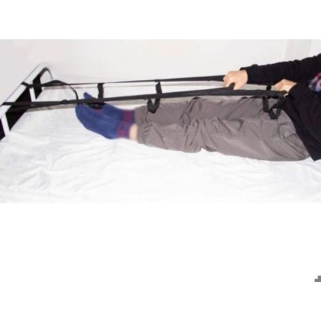 Échelle de lit Réglable, Corde D'aide à L'échelle de Lit en Nylon 4 Poignées Antidérapantes pour Personnes Âgées Blessées Enceintes (1/3)