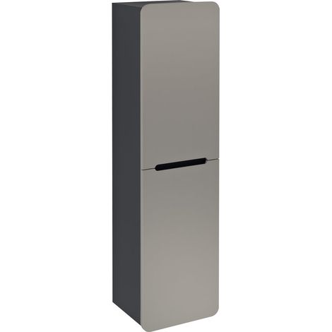 KERALA Meuble de rangement 38x143x32cm, 2x porte, gauche/droite, agila/anthracite mat (1/5)