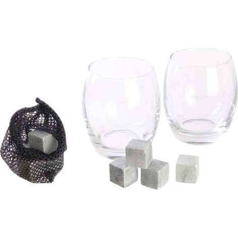 Coffret 2 verres et pierres à whisky (1/3)