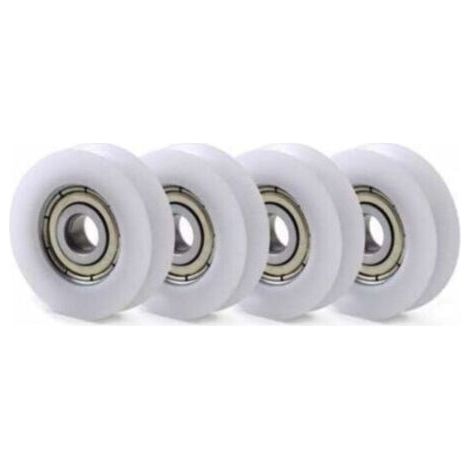 10 PCS U Nylon en Plastique intgr 608 roulements Billes de Gorge 6X30X10mm Poulie de Guidage (1/4)
