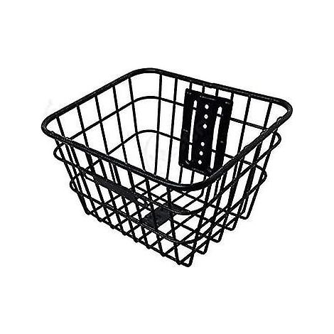 Panier avant en métal avec jeu de vis et de joints pour scooter, taille : 27,5 x 23 x 18 cm.