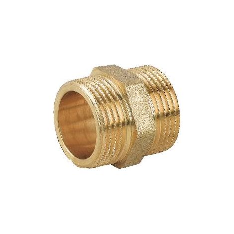 Nipples doppio mm in ottone giallo 3/8"