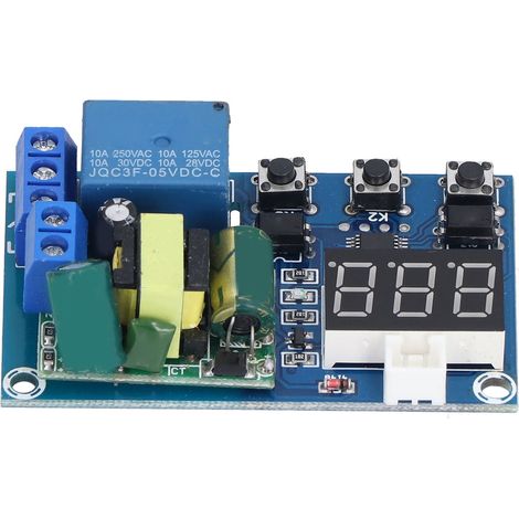 Module de relais unidirectionnel avec affichage LED, temporisateur automatique pour équipement industriel 220V (1/5)