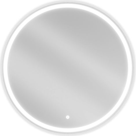 Mexen Gobi espejo de ba帽o iluminado, redondo 80 cm, LED 6000K, antivaho - 9801-080-080-611-00 (1/5)