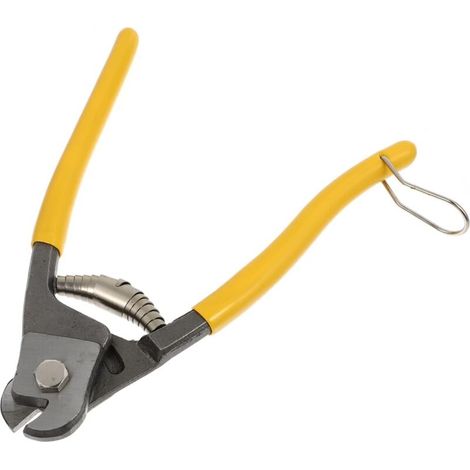 Pince Coupe-câble Pince à Câble en Acier au Chrome Coupe-câble à Cliquet Pince Coupante de Câble 20cm Pince à Isolation pour Câbles, Cordes, Fils d'acier, Ressorts (1/4)