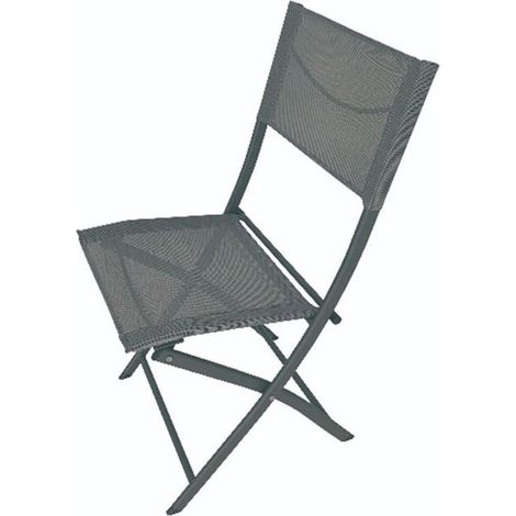Trade Shop - SHARM STUHL AUS EISEN, TEXTILEN, POLYPROPYLEN, GRAU, 41X50X83.5CM, KLAPPBAR, 529005 - (1/2)