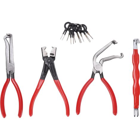 Set di 8 strumenti per scollegare connettori elettrici per auto, camion e SUV (4 pinze + 4 estrattori) (1/5)
