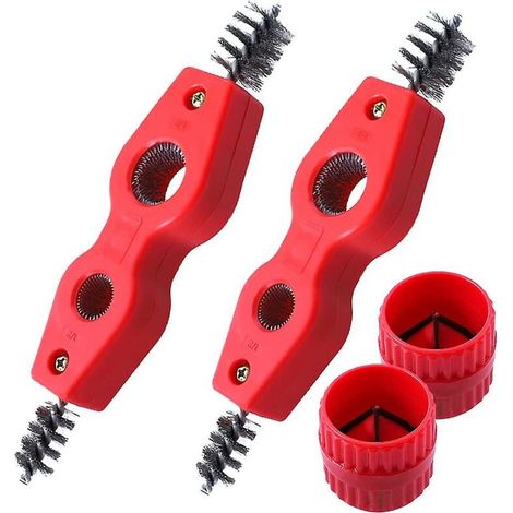 Brush Nettoyage Tubes - Limes Et Chanfrein Double Face - Pour Tubes Cuivre PVC PPR Aluminium - Diamètre 4,7 à 38 mm - 1 Pièce (1/5)