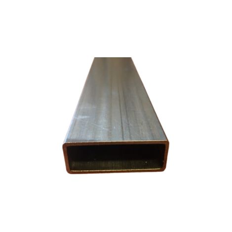 Tube rectangle acier galvanisé 40x15x1,5 mm - Longueur 80 cms (1/2)
