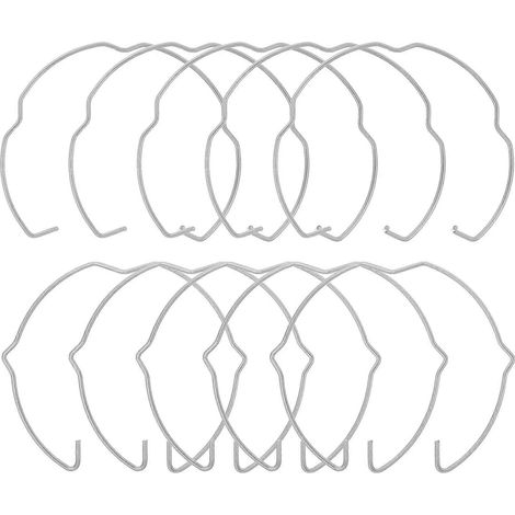 jeu de fixations pour spot encastré, anneau de retenue pour lampe, circlip-5.10X4.80X0.20CM-Silver (1/4)