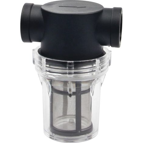 1" Water Pump Filter with 100 Mesh Stainless Steel Screen, Inline Screen Filter for Garden Irrigation