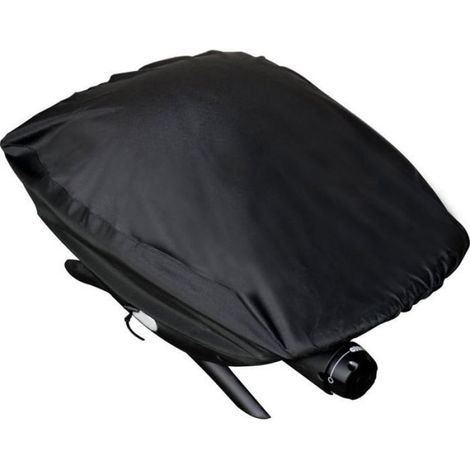 Housse Pour Barbecue - Imperméable Coupe-Vent Avec Sangles Élastiques - Adaptée Weber Baby Q Q100 Q120 Q1000 - 1 Pièce (1/5)