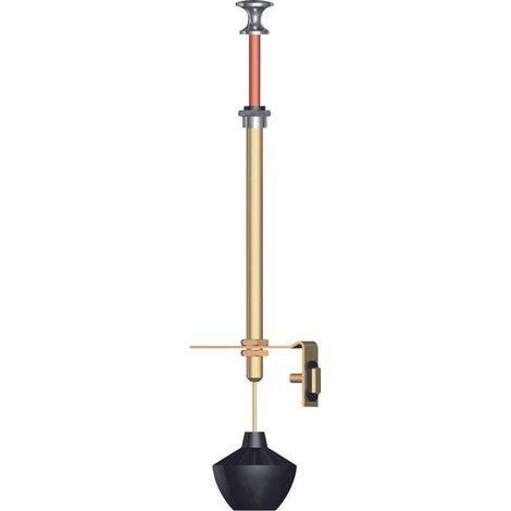 Watts – Mécanisme de chasse d'eau à boule – Simple débit – Pour installations sanitaires – Compatible avec systèmes standards