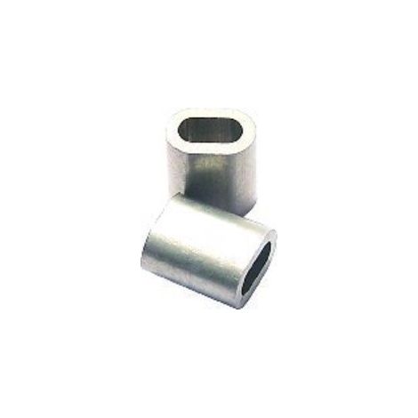 PÖSAMO Alu-Pressklemmen Z2 f.Drahtseil-Ø 2,0mm 100 Stk (1/2)